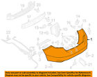 Gsyl50221bbb Rear 6 12-13 Oem Bumper-bumper Cover Mazda