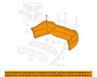04715ta1a91zz Rear Bumper-bumper 08-12 Oem Accord Cover Honda