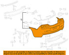 22766176 Rear Bumper-bumper 10-13 Oem Chevrolet Cover Camaro Gm