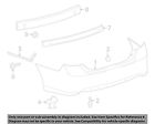 5215906963 Rear Bumper-bumper Toyota Oem 12-14 Cover Camry 5215906963 Rear Bumper-bumper Toyota Oem 12-14 Cover Camry
