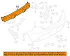 Dr6150260b Rear Bumper-impact Oem Mazda Bar 2 11-13
