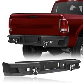 Bxg.6401 Rear Bumper With License Plate Light For 2010-2018 Dodge Ram 2500 Heavy Duty Steel
