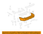 5183499aa Rear Chrysler Oem Cover Jeep Commander Bumper-bumper 06-09