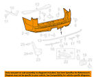 5215935916 Rear Cover 10-11 Oem Toyota Bumper-bumper 4runner