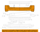 68109898ac Rear Cover Chrysler Oem Bumper-upper Jeep Compass 11-14