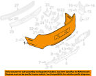 Dr3z17k835aptm Rear Ford 13-14 Bumper-bumper Mustang Cover Oem