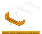 3f2z17k835saa Rear Oem 04-07 Cover Ford Bumper-bumper Freestar