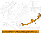 Bt4z17k835bptm Rear Oem Cover Ford 11-14 Bumper- Edge
