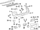 8148060030 Reflector Oem Genuine Toyota Original Factory
