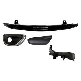 Bndl-98318 Replacement For Jeep Grand Cherokee 14-15 4-pc Front Bumper Cover Reinforcement Kit