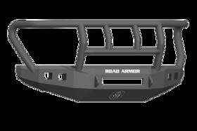 61742b-nw Road Armor For 17-20 Ford F-250 Stealth Wide Fender Front Bumper With Titan Ii