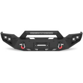 Road Beast Ateafb019/ateafb021-4 Front/rear Bumper With Sensor Hole And Lights D-rings For 2007-2013 Toyota Tundra