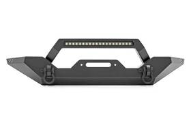 10595 Rough Country Front Full Width Led Bumper For 87-06 Jeep Wrangler Yj/tj -
