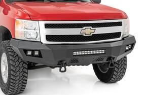 10769 Rough Country Heavy Duty Led Front Bumper For 07-13 Chevy Silverado 1500 -