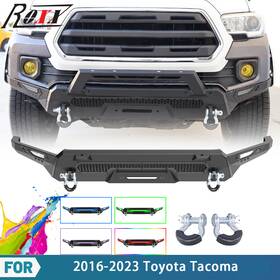 Nta01a103 Roxx Steel Front Bumper Guard With Side Wings For Toyota Tacoma 2016-2023