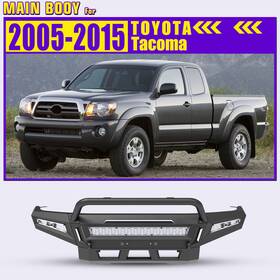 Nta05a101 Roxx Modular Front Bumper Side Wings Bull Bar For 2005-2015 Toyota Tacoma With Pod Light