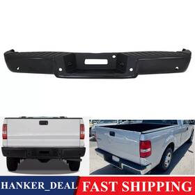 Jc21022-rw Runwindf Black Rear Step Bumper For 2006 2007 2008 Ford F-150 Assembly Hitch With Holes