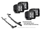 S-b-110050 1x 202113 2x Smittybilt Street Light Bar Rigid Leds For Chevy Silverado Hd