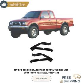 14875043 Saai Auto Parts Set Of 2 Bumper Bracket For Toyota Tacoma 1995-2004 Front