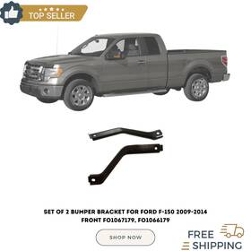 14904186 Saai Auto Parts Set Of 2 Bumper Bracket For Ford F-150 2009-2014 Front Left And Right Inner