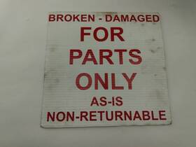 190-00470a Saturn Sky As Is Parts Only Rear Bumper Cover Fits 2007-2010