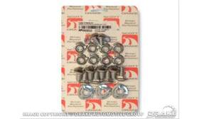 C4zb-17758-dlxk Scott Drake Bumper Bolts Steel Natural Ford Kit