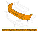 521190c900 Sequoia-bumper 01-04 Toyota Oem Cover