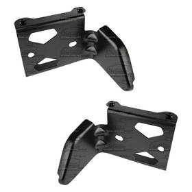 Vs-1503-162-84bl Sherman For Dodge Challenger 15-23 Bumper Bracket Set Front Driver And Passenger Side
