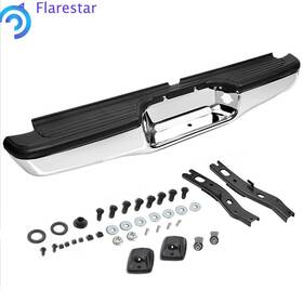 Fs601350sr Silscvtt For 95 1996-2004 Toyota Tacoma Rear Step Bumper Face Bar With License Plate Lights