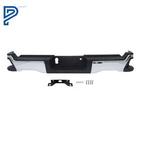 Po869025lt Silscvtt Chrome Rear Step Bumper Assembly For Ford F-250 F-350 Super Duty 2023-2024 Steel