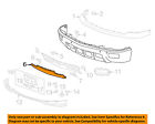 22944883 Silverado 2014 Oem Chevrolet Plate Gm 1500 Front Bumper-skid