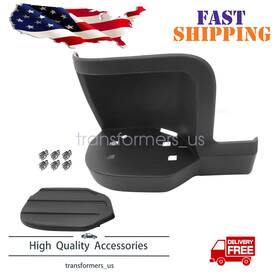 17h808-aa5yz9 Soillar For Ford Super Duty 2023-2024 Rear Bumper Rh Side Step Pad And Trim Panel Black