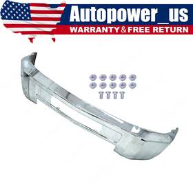 Soillar 23468139 Chrome Steel Front Bumper Face Bar Fit 2015-2019 Chevy Silverado 2500 3500 Hd Us