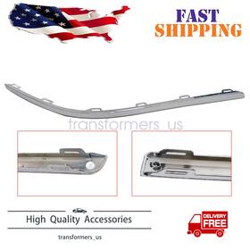 5618074592zz Soillar Fits 2012-2015 Vw Volkswagen Passat Driver Lh Rear Bumper Chrome Molding New