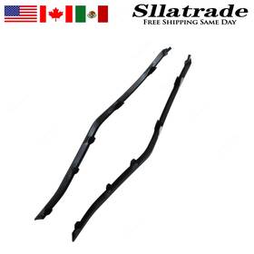 Soillar 86563-f2aa0 1 Pair Front Right And Left Bumper Cover Molding Fit For Hyundai Elantra 2019-2020