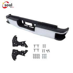 Ss62712 Soulshelf Rear Bumper Without Sensor Hole And Bracket For Silverado Sierra 2500 3500 2015-2019