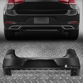 Sdd-oembumpvw1100218 Speed Daddy For 18-21 Volkswagen Vw Golf Gti Primed Black Rear Bumper Cover Fascia Vw1100218