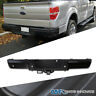 Srb-f15009spbk-fs Carpartsinnovate Styleside Pull Bar Tow Hitch Black Rear Bumper Step