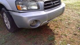 57704sa000 Subaru Front Bumper Fog Lamps Painted Fits 03-05 Forester Oem