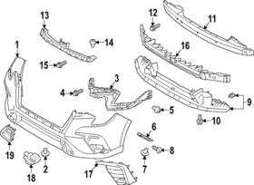 57705xc05a Subaru Genuine Upper Absorber