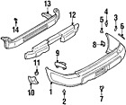 57717fc370mc Subaru Oem Genuine Bumper Cover