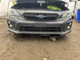 652606 Subaru Used Front Bumper Assembly Fits 2020 Wrx 2.0l With Fog Lamps Halogen Fo