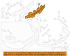 Dg1z17787a Taurus Oem Bumper-bumper Ford Impact Absorber 13-14 Foam