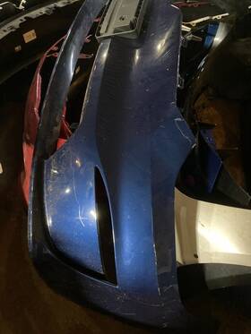 1588184-00-b Tesla Model X Front Bumper Plaid Blue Without Sensor Holes