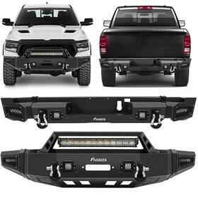 Te839808e The-one-fp For 2019-2021 Ram 1500 Front Rear Bumper Assembly With Led Lights D-rings Set