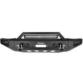 Th126628e The-one-fp Front Bumper Assembly With D-ring Led Light Set For 2007-2013 Toyota Tundra