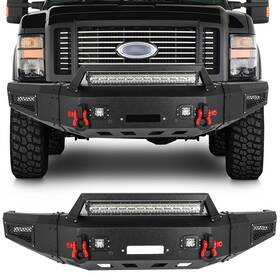 Th127669e The-one-fp Front Bumper Assembly For 2008-2010 Ford F250 F350 Super Duty With Led Lights