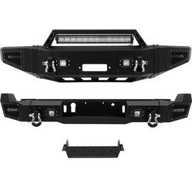Th839759e The-one-fp Front Rear Bumper Assembly For 2017-2019 Ford F250 F350 F450 With Led Lights