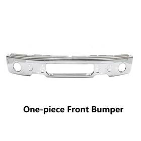 Fo1002411 Theoxpartslimited New Chrome Front Bumper Face Bar With Fog Light Hole Fit For Ford F150 2009-2014