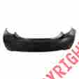 5215952971 To1100302 New Fits 2012-2015 Toyota Prius C Rear Primered Bumper Cover
